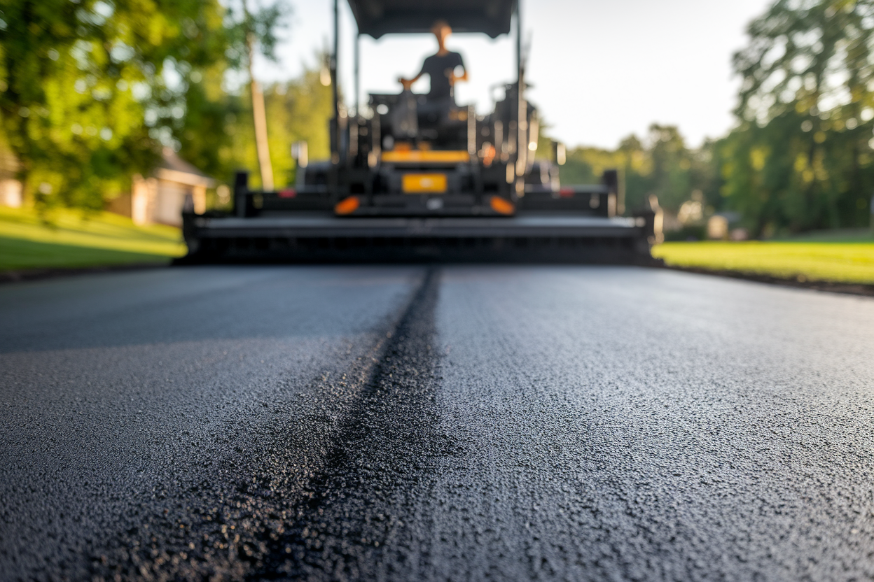 asphalte-lisse-paveuse-ouvrier-soleil
