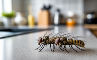 larves-mouches-plan-travail-cuisine