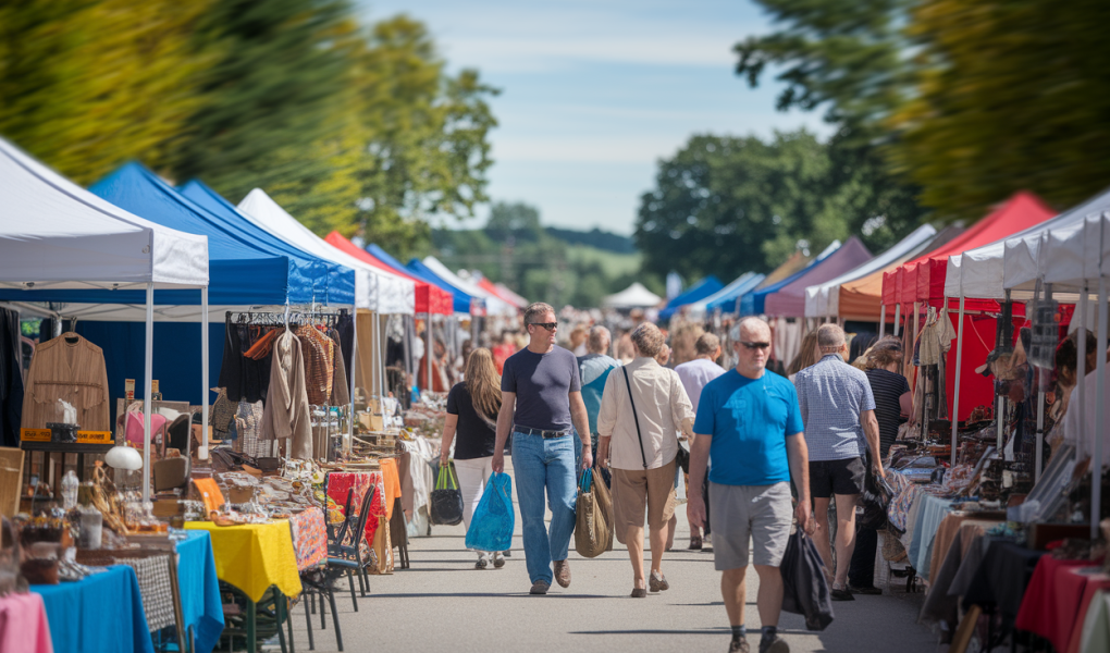 marche-puces-etals-antiquites-foule