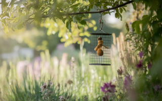 piege-frelon-branche-jardin-fleuri